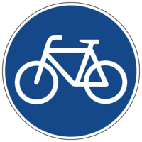 Zeichen 237 Radweg